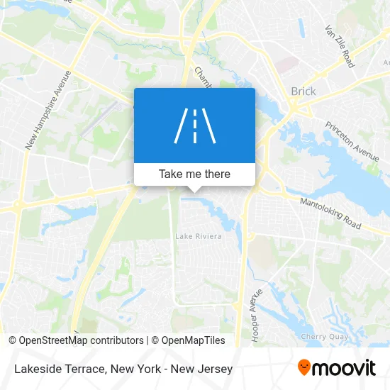 Lakeside Terrace map