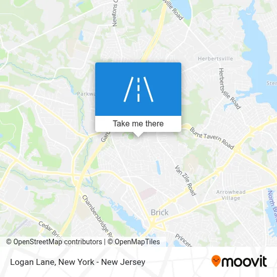 Logan Lane map