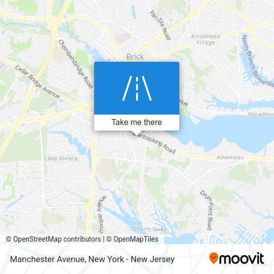 Mapa de Manchester Avenue