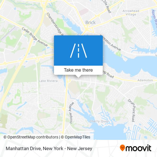 Manhattan Drive map