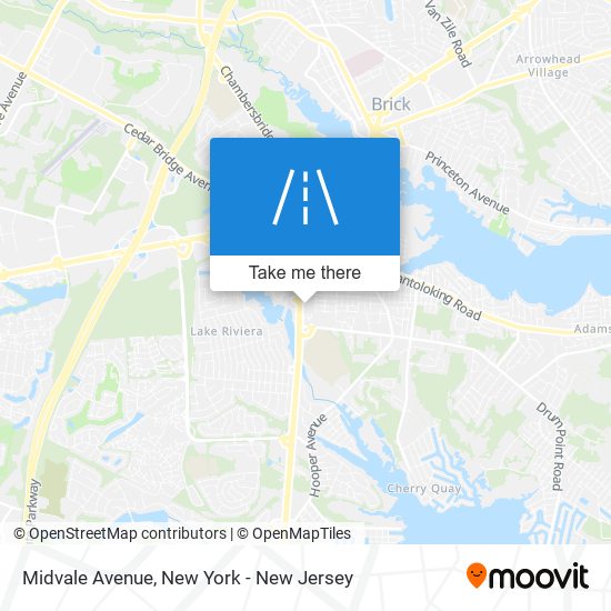Mapa de Midvale Avenue