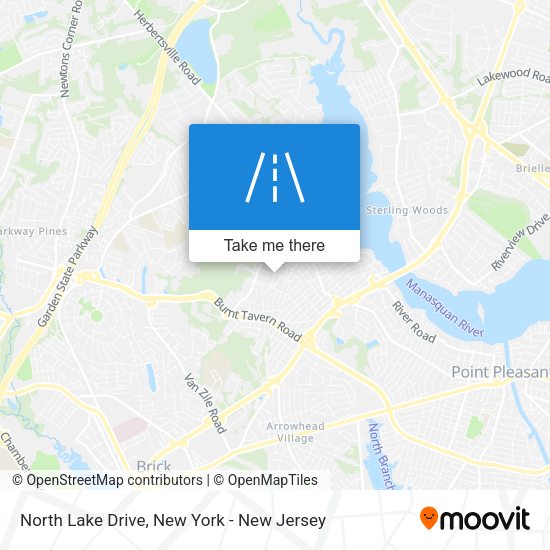Mapa de North Lake Drive