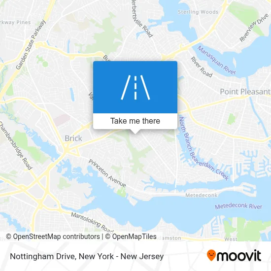 Nottingham Drive map