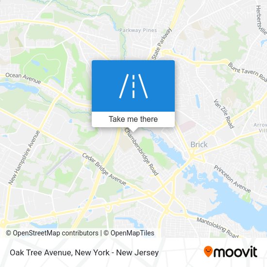 Mapa de Oak Tree Avenue