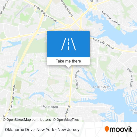 Oklahoma Drive map