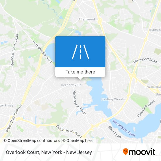 Mapa de Overlook Court