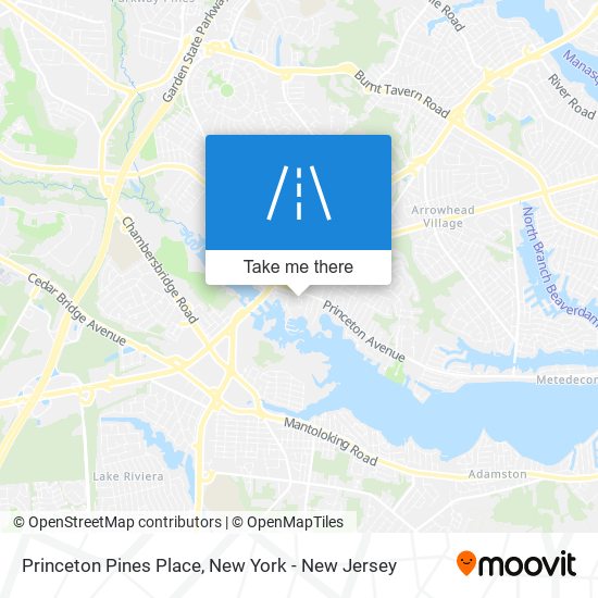 Mapa de Princeton Pines Place