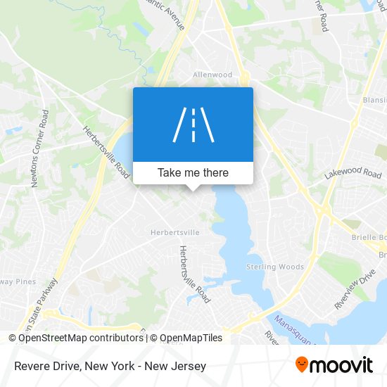 Revere Drive map