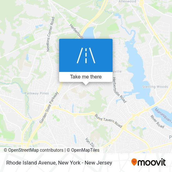 Mapa de Rhode Island Avenue