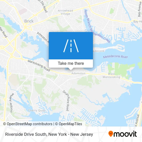 Riverside Drive South map