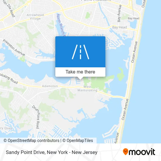 Sandy Point Drive map