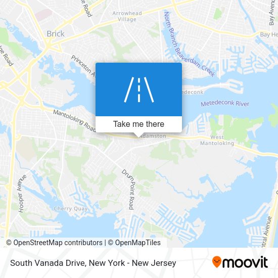 Mapa de South Vanada Drive