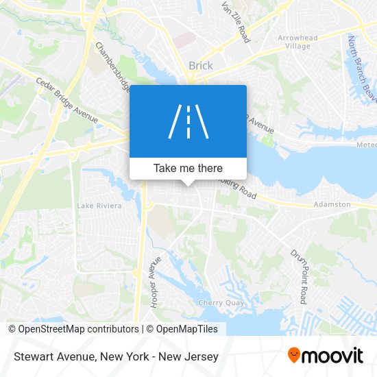 Mapa de Stewart Avenue