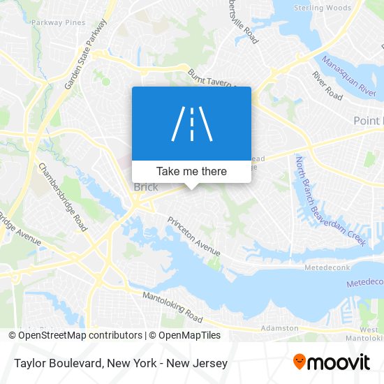 Mapa de Taylor Boulevard