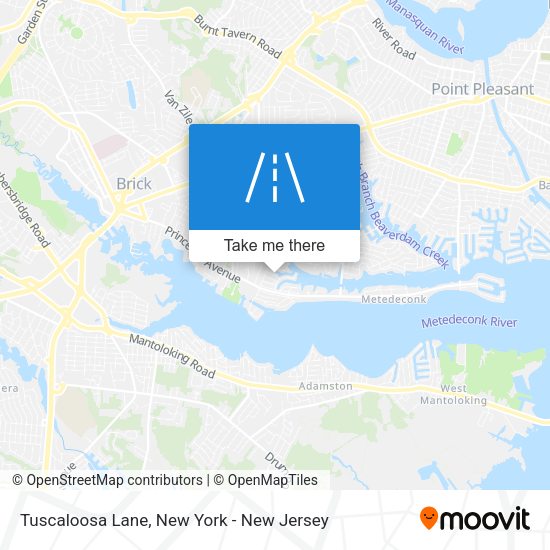 Mapa de Tuscaloosa Lane