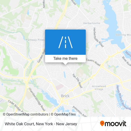 Mapa de White Oak Court