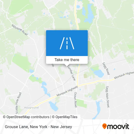 Grouse Lane map