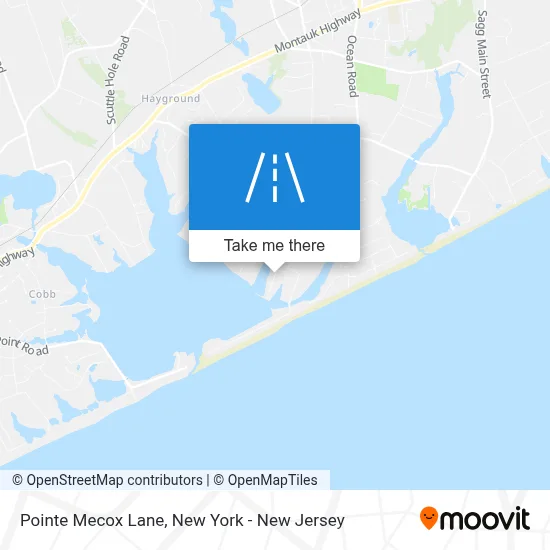 Pointe Mecox Lane map