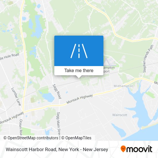 Mapa de Wainscott Harbor Road