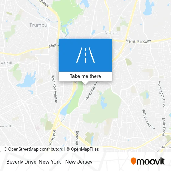 Beverly Drive map