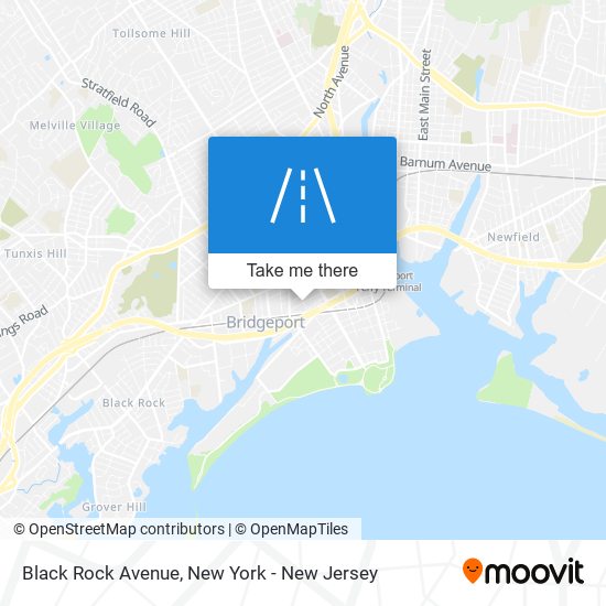 Mapa de Black Rock Avenue