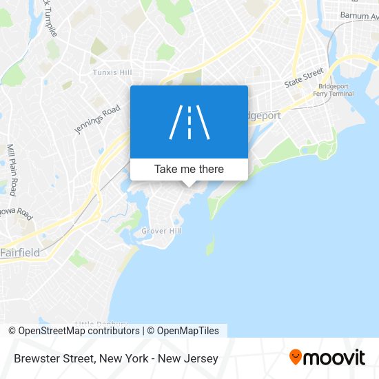 Mapa de Brewster Street