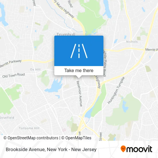 Brookside Avenue map