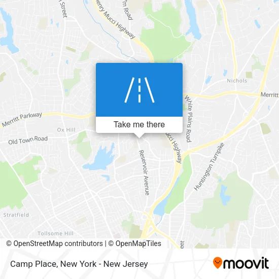 Camp Place map
