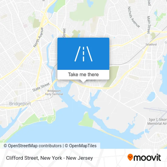 Clifford Street map