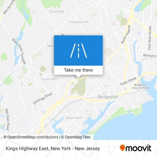 Kings Highway East map