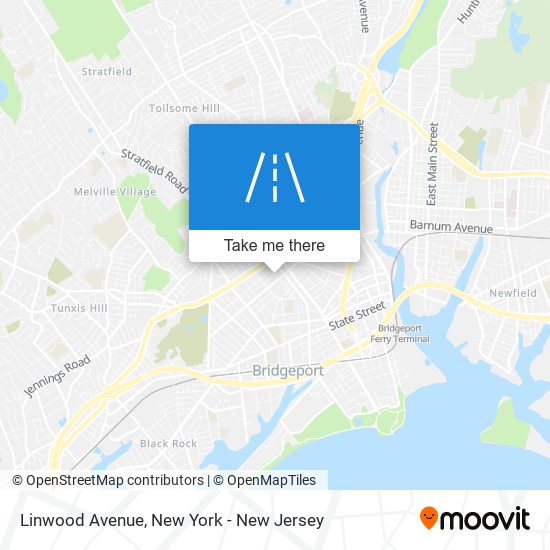 Mapa de Linwood Avenue