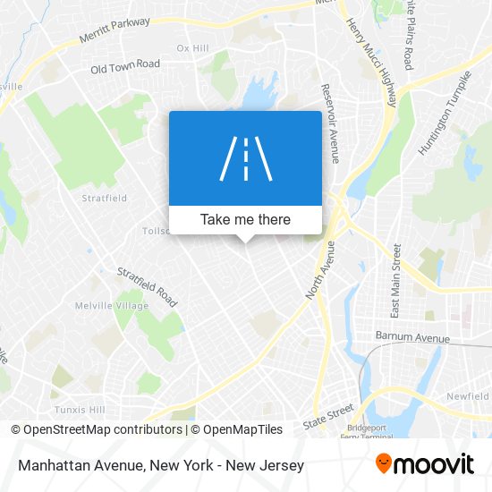 Manhattan Avenue map