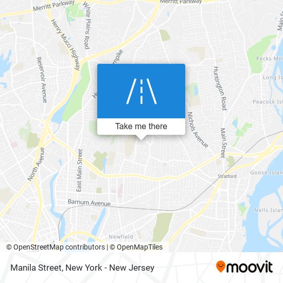 Mapa de Manila Street
