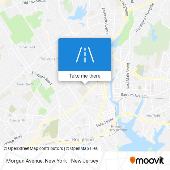 Morgan Avenue map