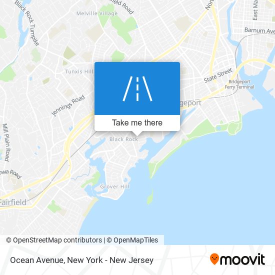 Mapa de Ocean Avenue