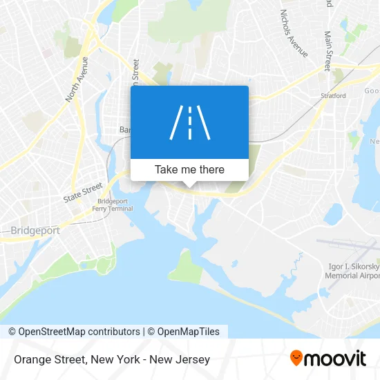 Mapa de Orange Street