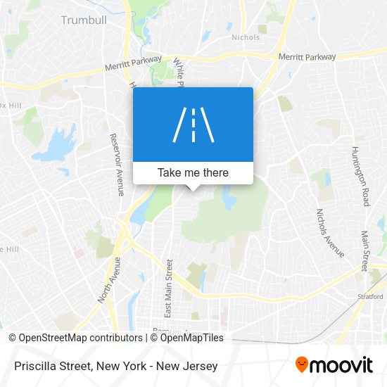 Mapa de Priscilla Street