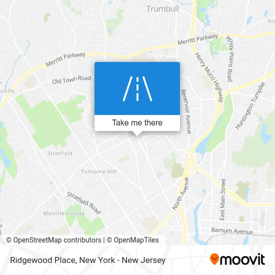 Ridgewood Place map