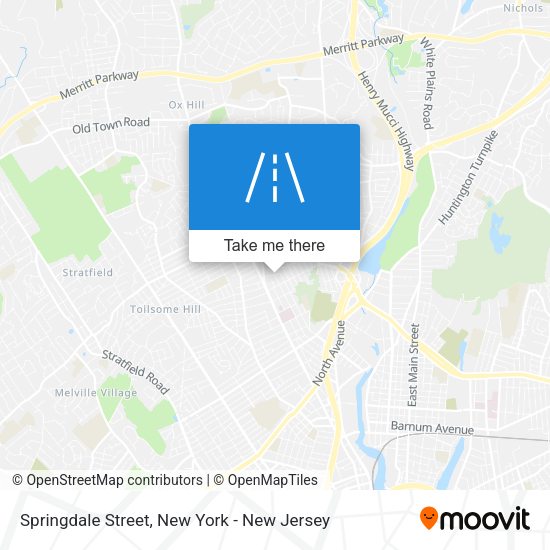 Mapa de Springdale Street
