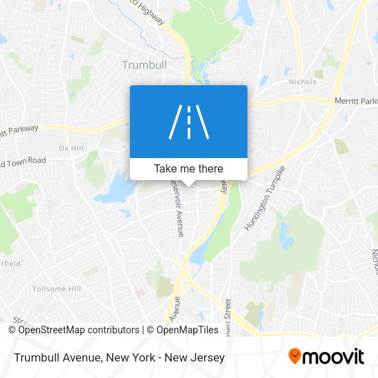 Mapa de Trumbull Avenue