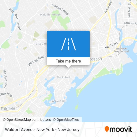 Waldorf Avenue map