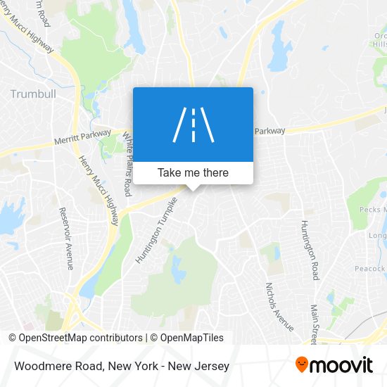 Woodmere Road map