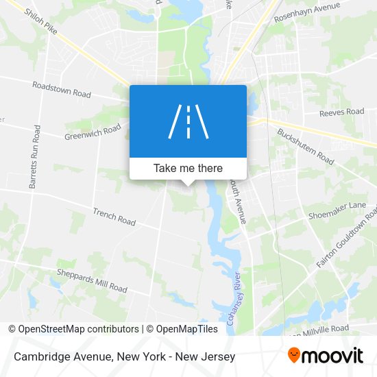 Mapa de Cambridge Avenue
