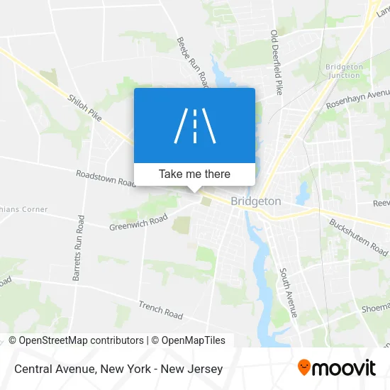 Central Avenue map