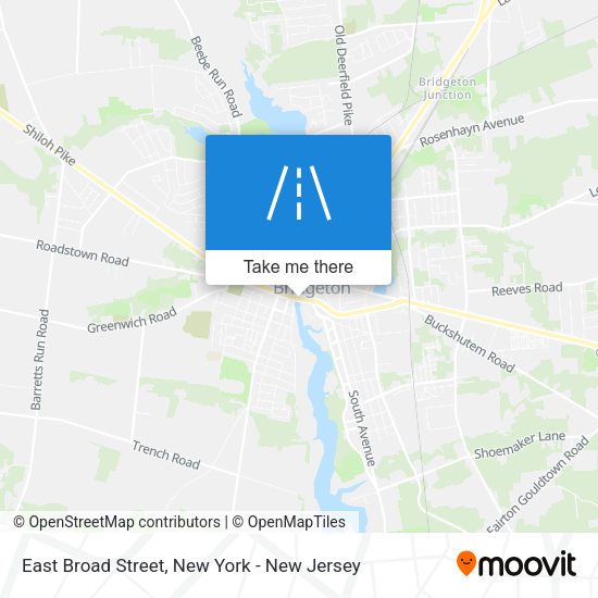 Mapa de East Broad Street