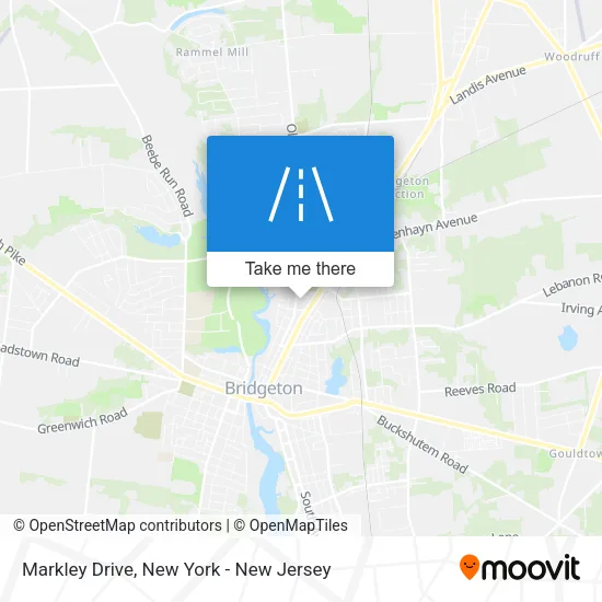 Markley Drive map