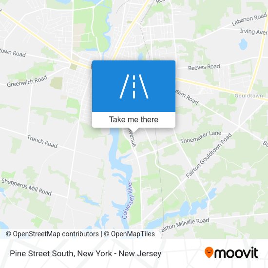 Mapa de Pine Street South