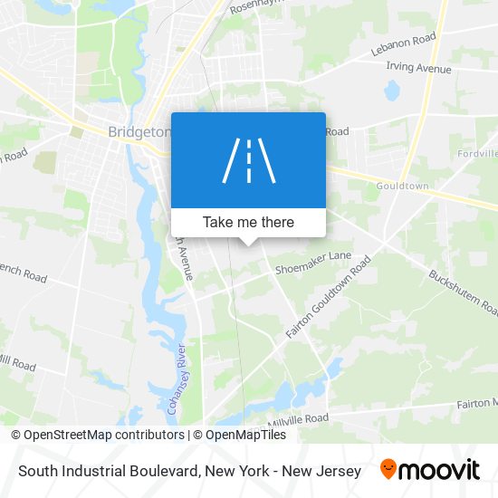 South Industrial Boulevard map