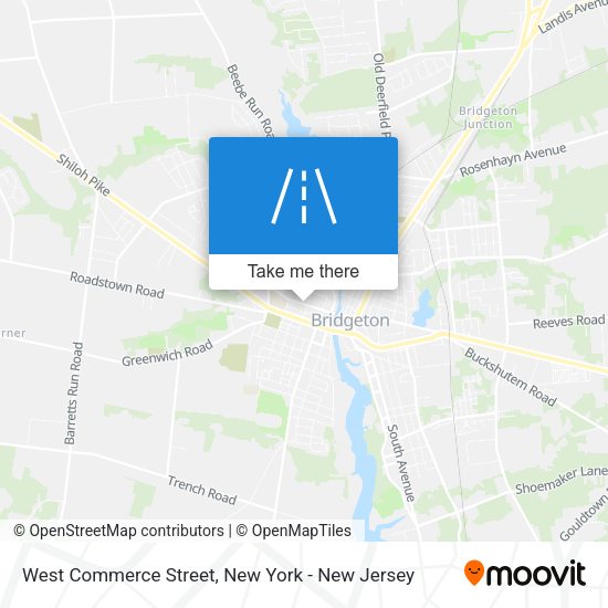 Mapa de West Commerce Street