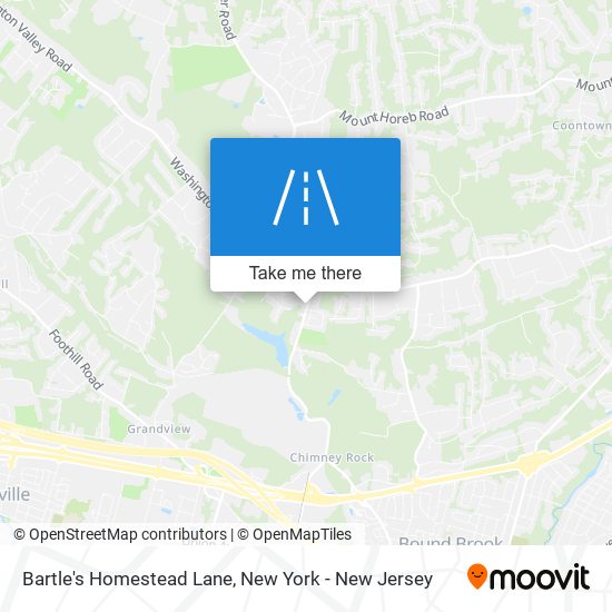 Mapa de Bartle's Homestead Lane